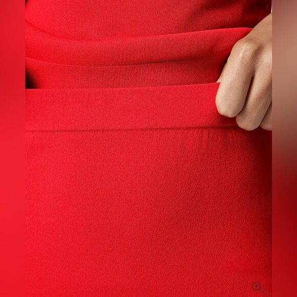 NWT J CREW Gauzy sweater-skirt in Electric Red - Picture 5 of 8